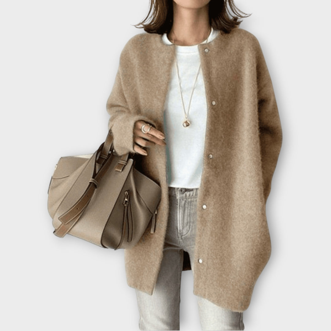 Women’s Cotton Cardigan Sweater – Button-Front Style