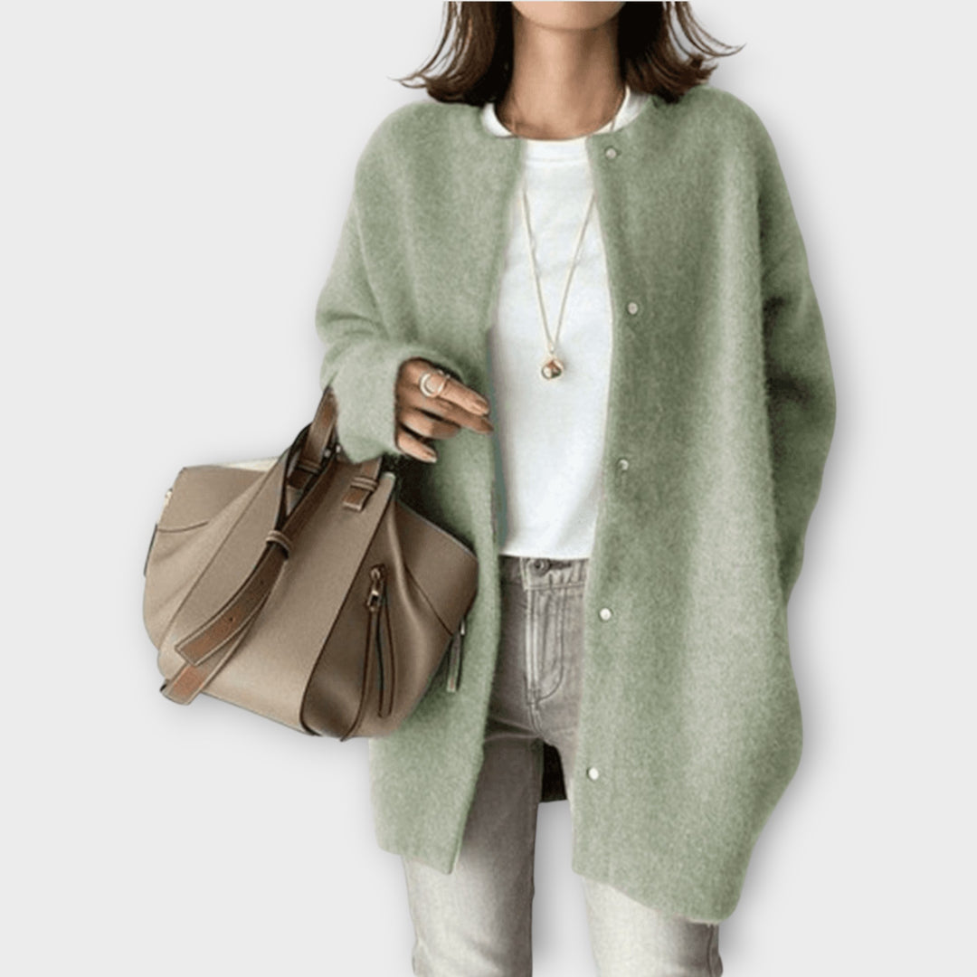 Women’s Cotton Cardigan Sweater – Button-Front Style