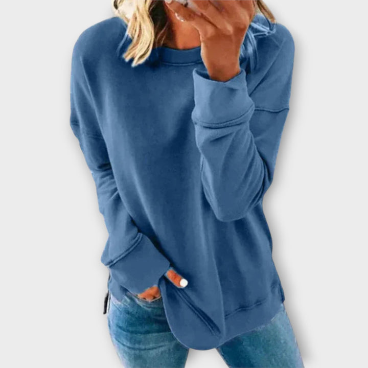 Women’s Relaxed Fit Cotton-Blend Sweatshirt