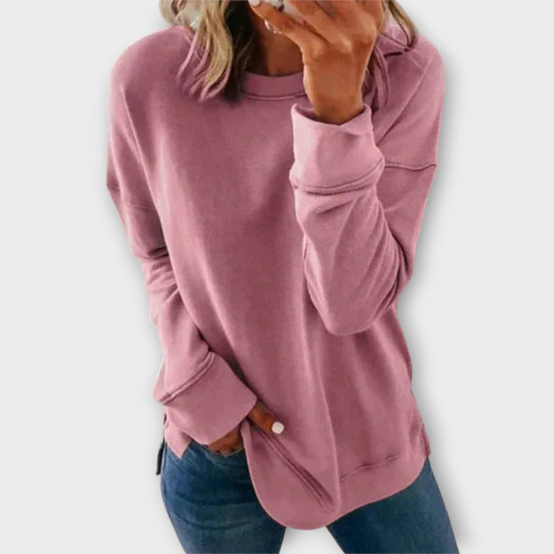 Women’s Relaxed Fit Cotton-Blend Sweatshirt