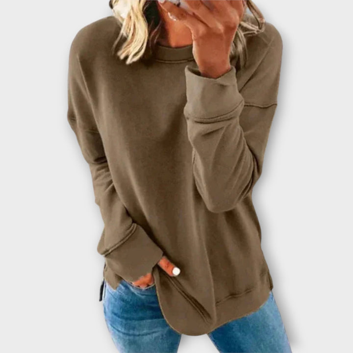 Women’s Relaxed Fit Cotton-Blend Sweatshirt