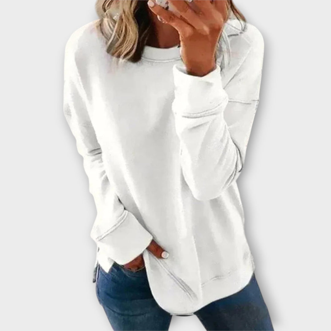 Women’s Relaxed Fit Cotton-Blend Sweatshirt