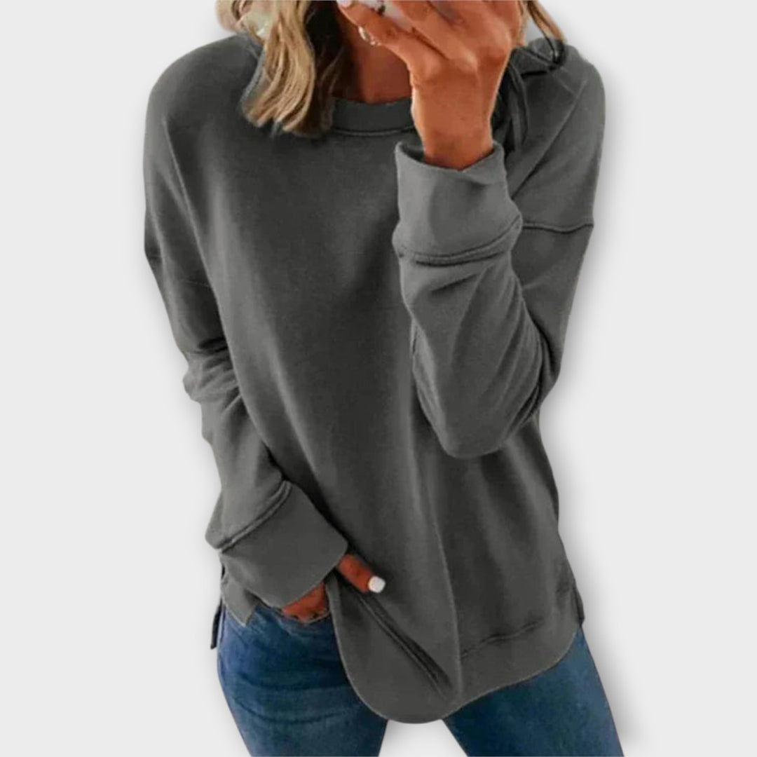 Women’s Relaxed Fit Cotton-Blend Sweatshirt