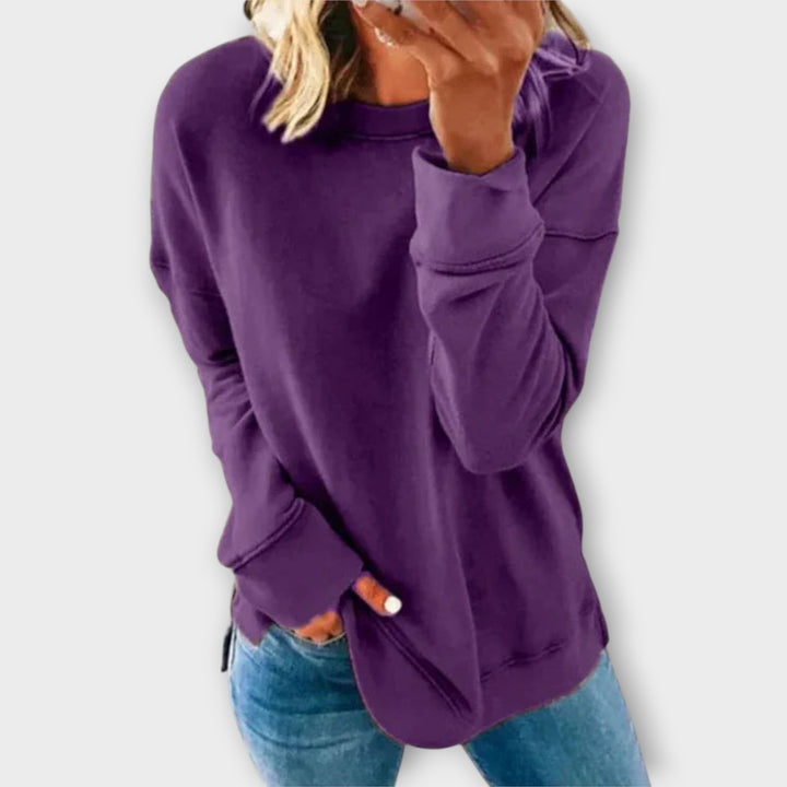 Women’s Relaxed Fit Cotton-Blend Sweatshirt