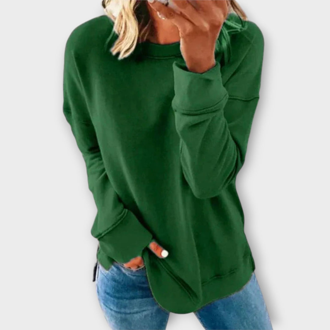 Women’s Relaxed Fit Cotton-Blend Sweatshirt