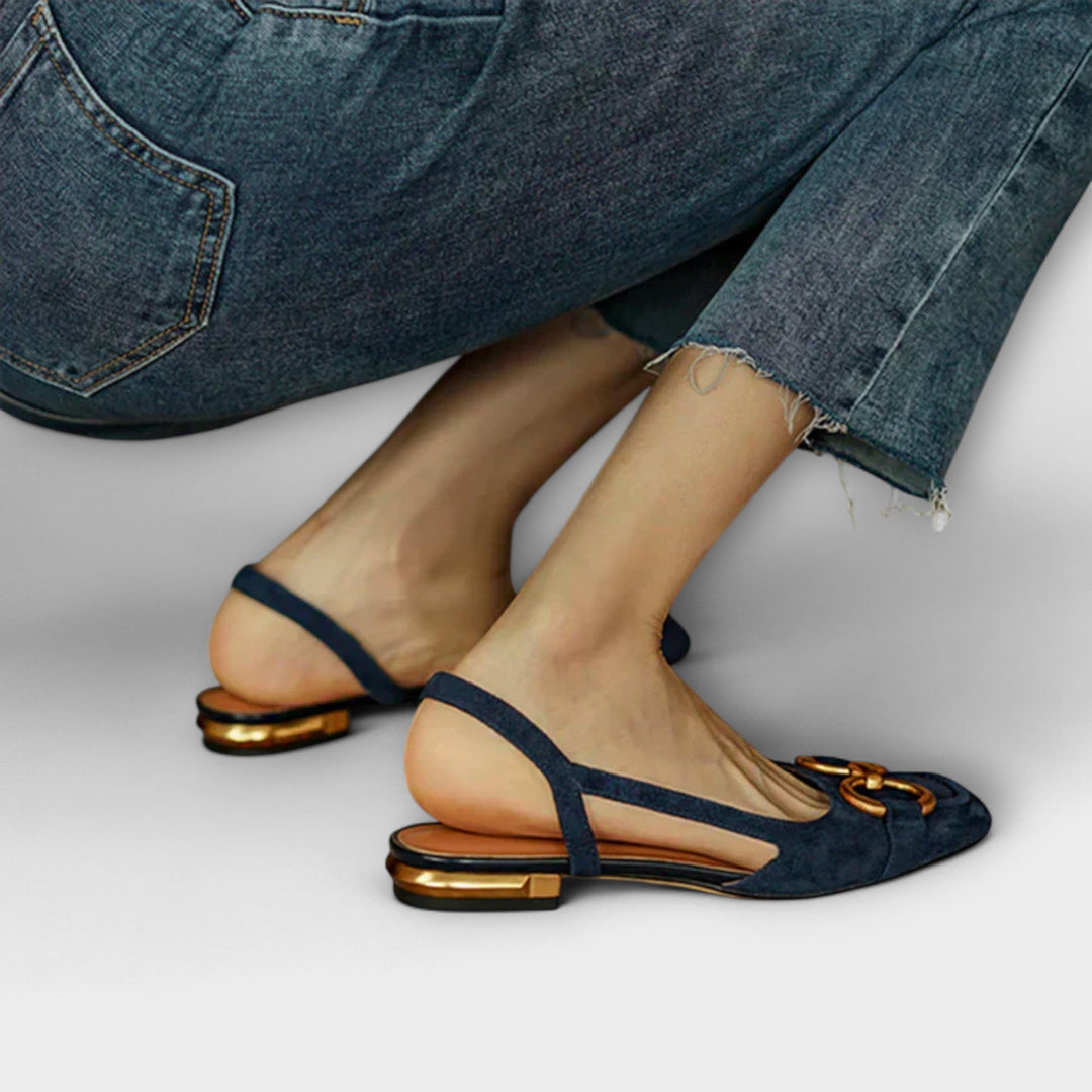Sandal with Buckle Fastening
