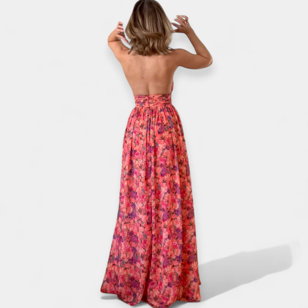Airy Backless Dress