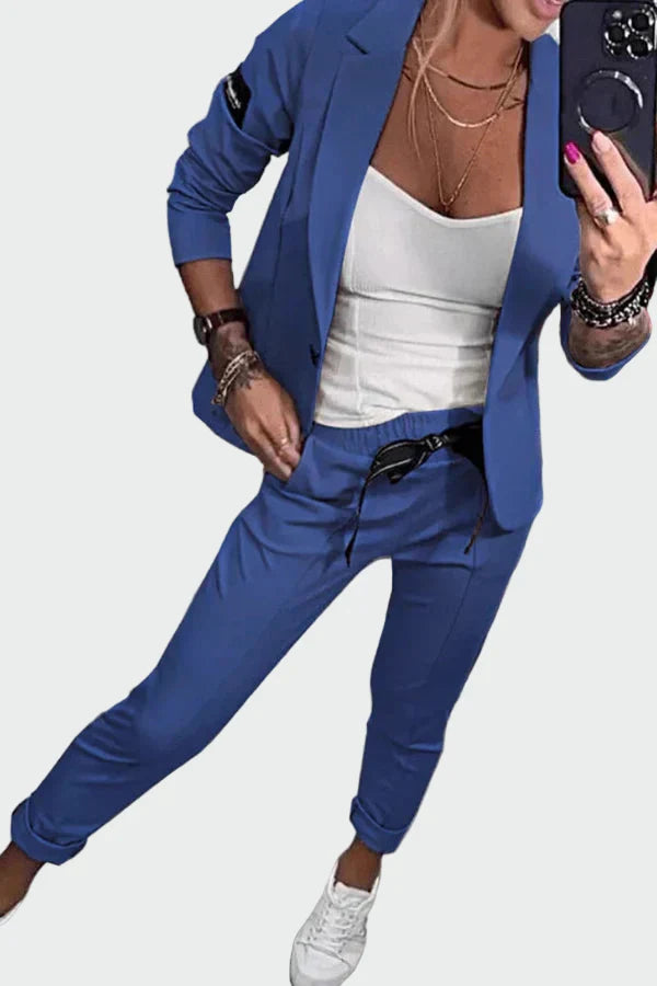 Effortless Elegance Two-Piece Suit Set