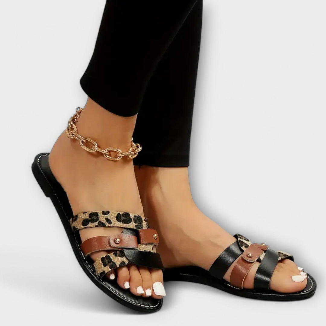 Elegant Cross-Design Sandals