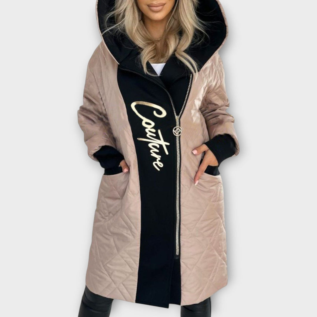 Reversible Quilted Hooded Coat