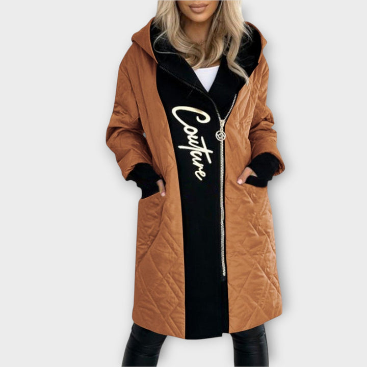 Reversible Quilted Hooded Coat