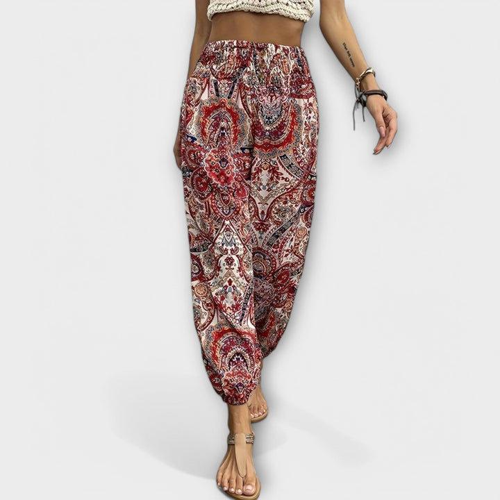 Trousers with Folkloric Design