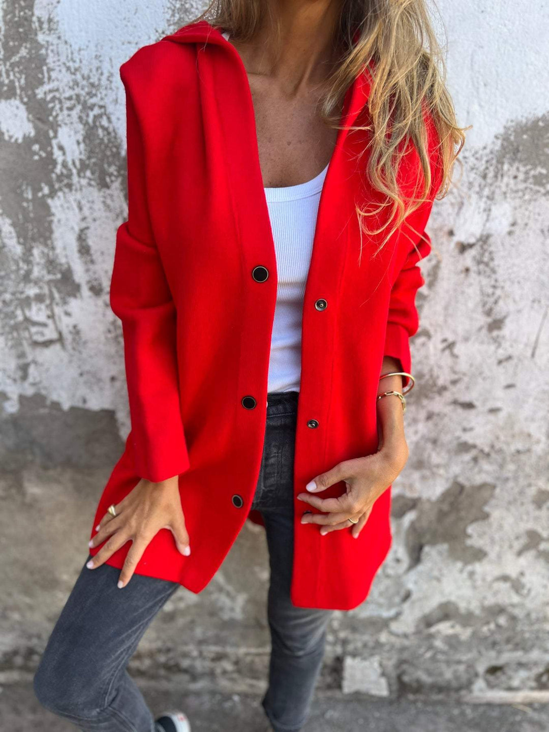 Adriana | Stylish Button-Up Cardigan