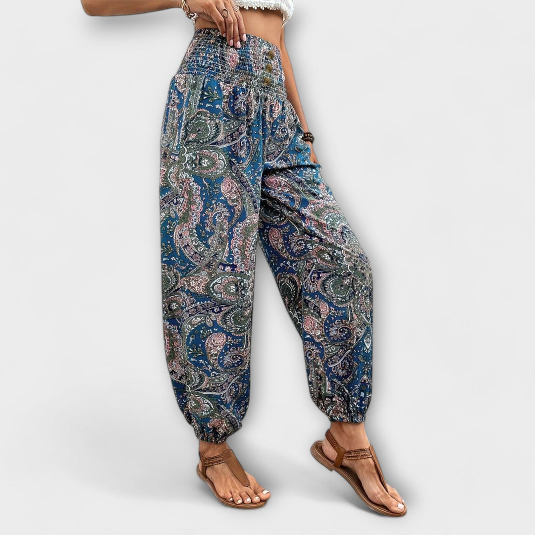 Trousers with Folkloric Design