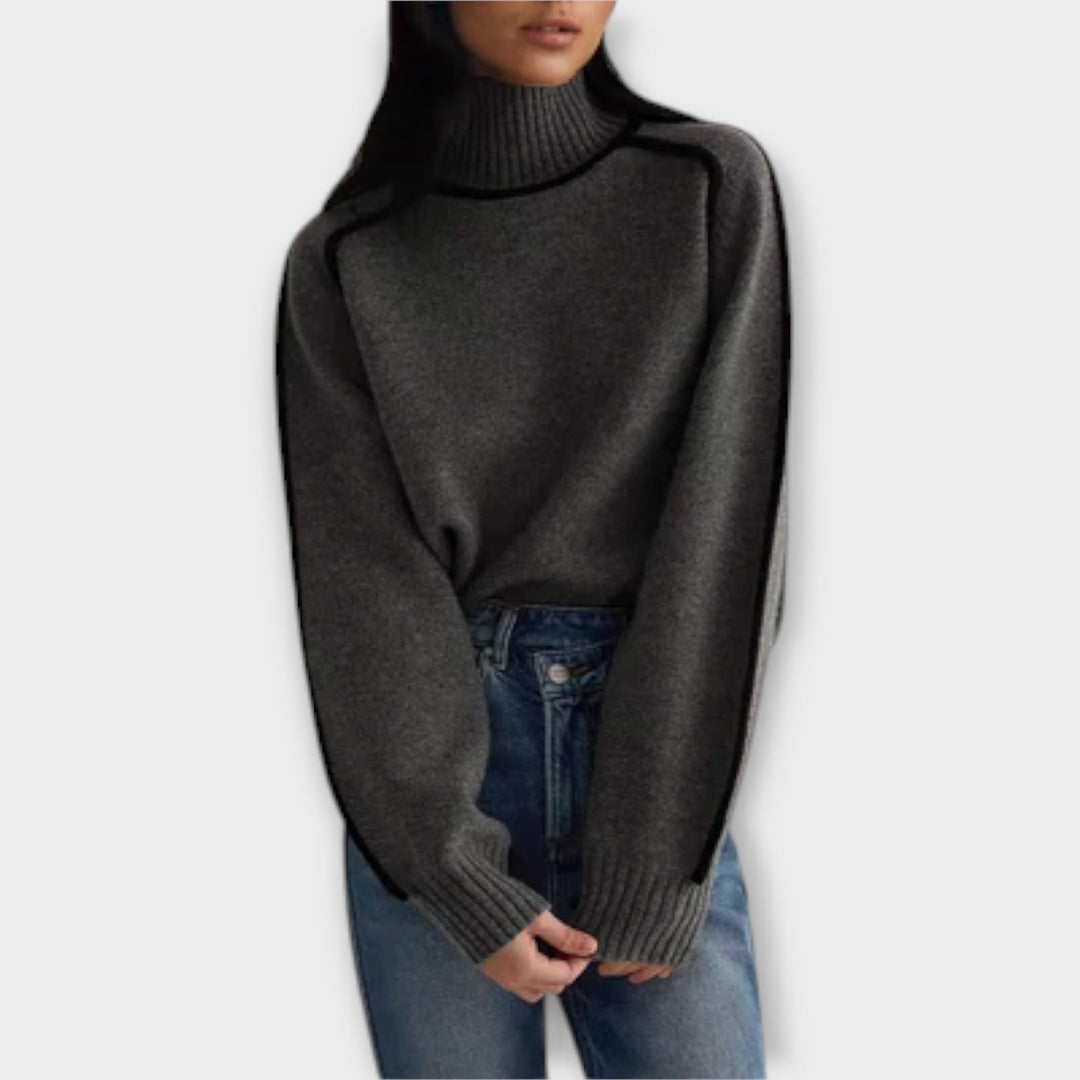 Emilie - Soft & Stylish High Neck Sweater