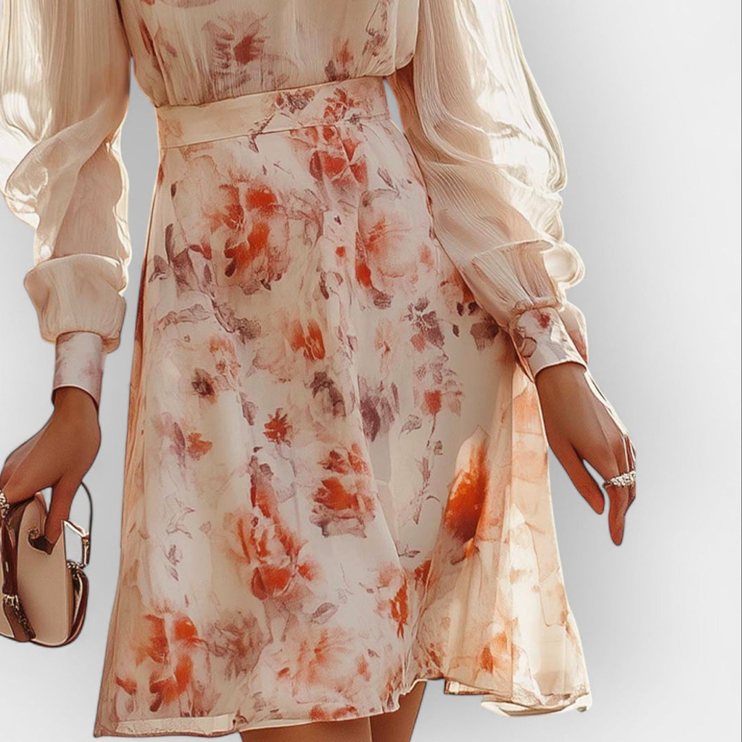 Romantic Dress with Pleats