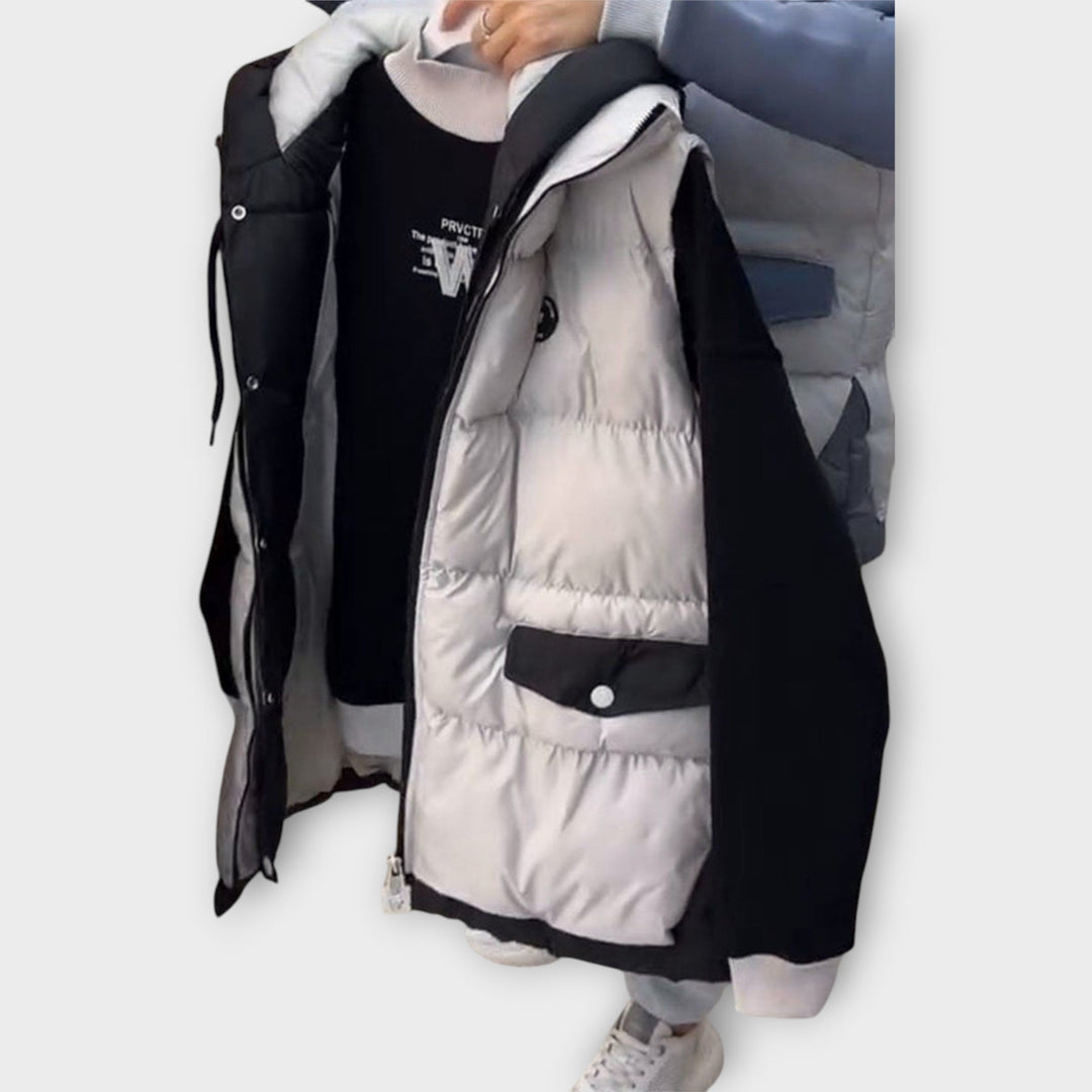 Cozy 3-Piece Winter Set – Turtleneck, Gilet & Trousers