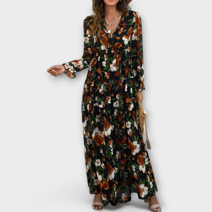 Maxi Dress with Flowers