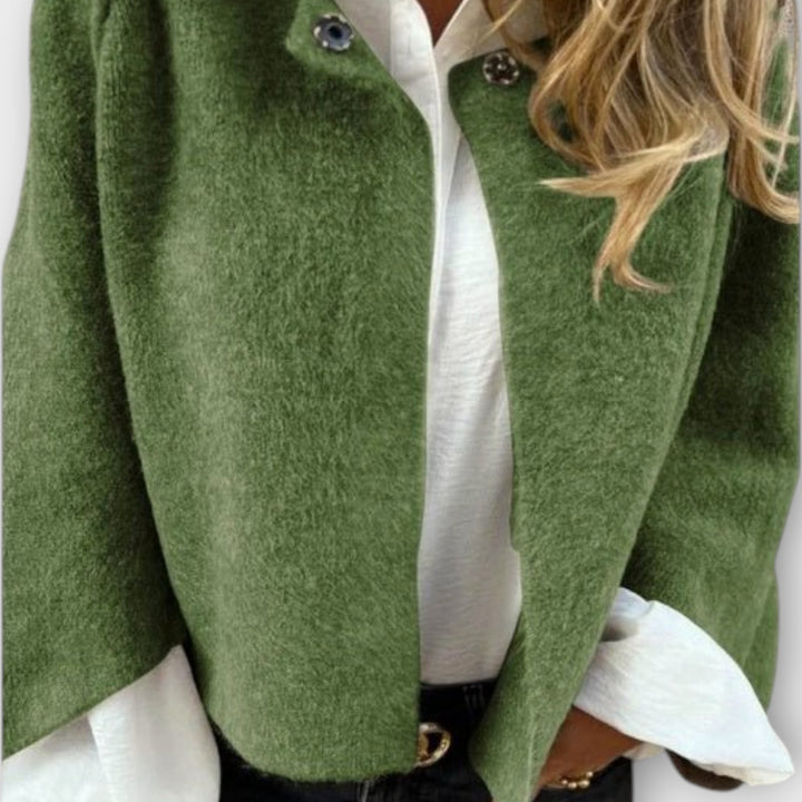 Chic Comfort Short Flared-Sleeve Jacket