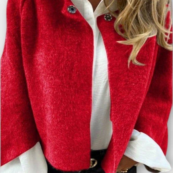 Chic Comfort Short Flared-Sleeve Jacket