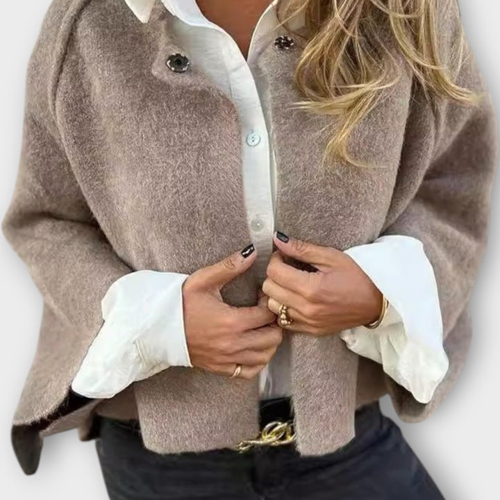 Chic Comfort Short Flared-Sleeve Jacket