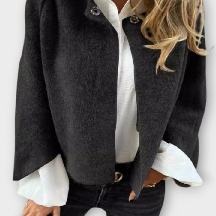 Chic Comfort Short Flared-Sleeve Jacket
