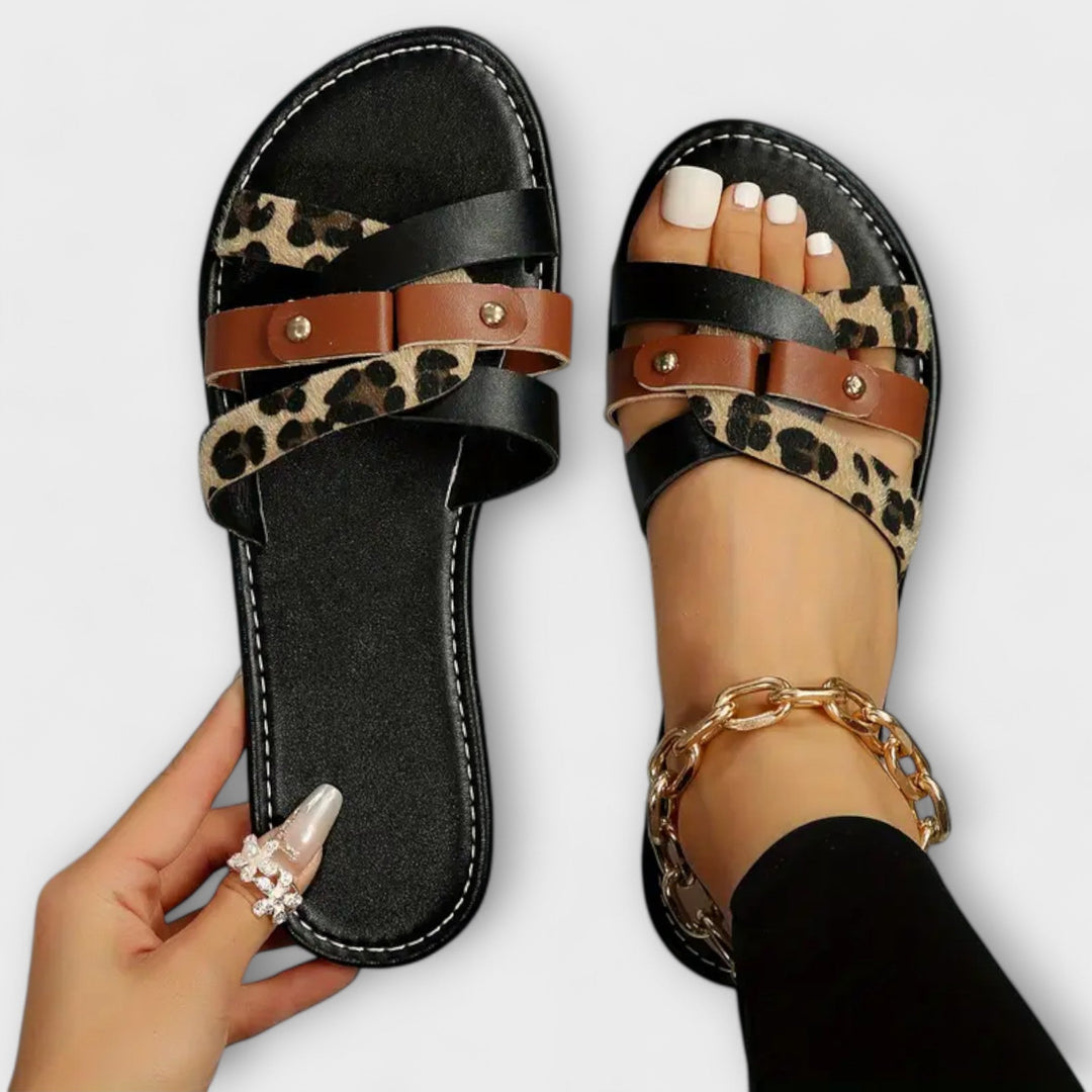 Elegant Cross-Design Sandals