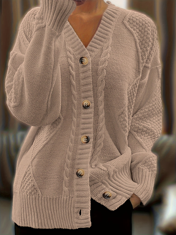 Anastasia | Cable Knitted Cardigan