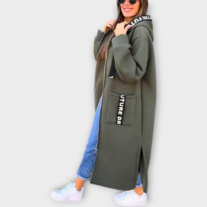 Urban Ease Longline Hooded Coat
