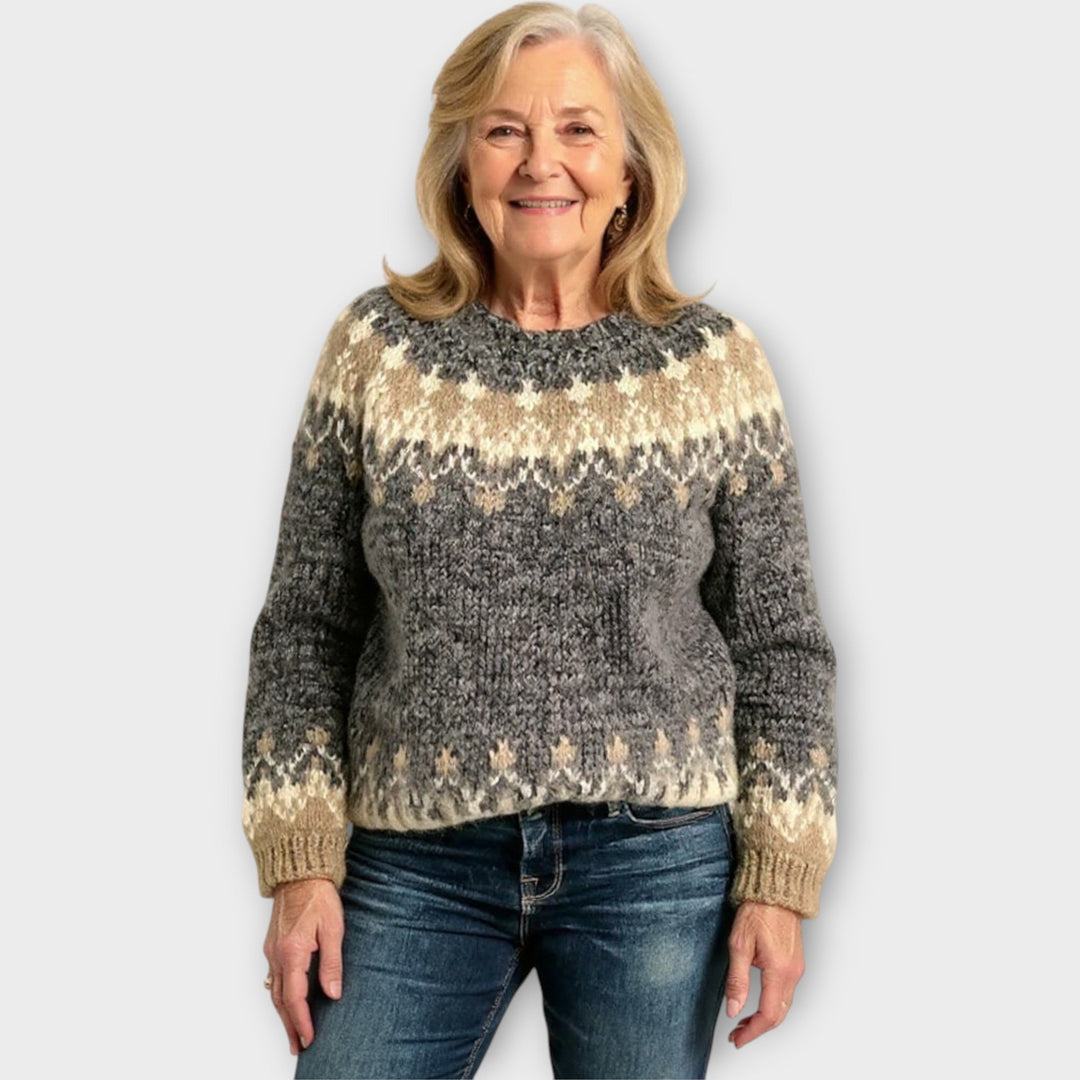 Knitted Sweater with Timeless Design