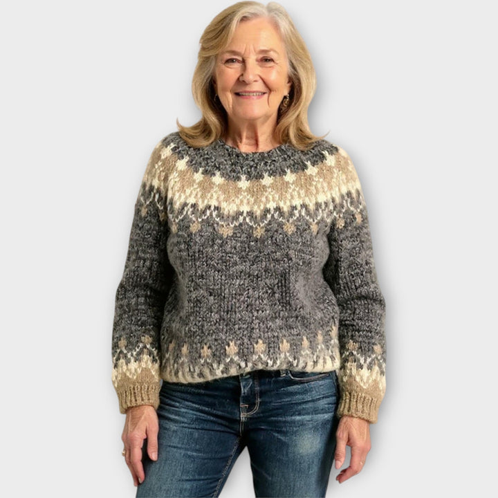 Knitted Sweater with Timeless Design