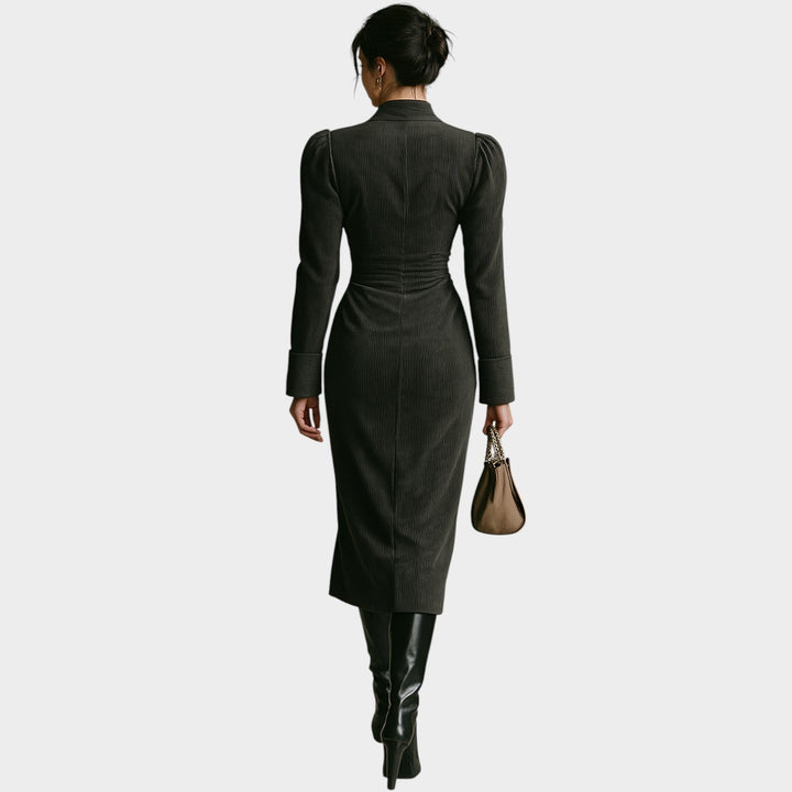 Sculpting Plunge Maxi Dress