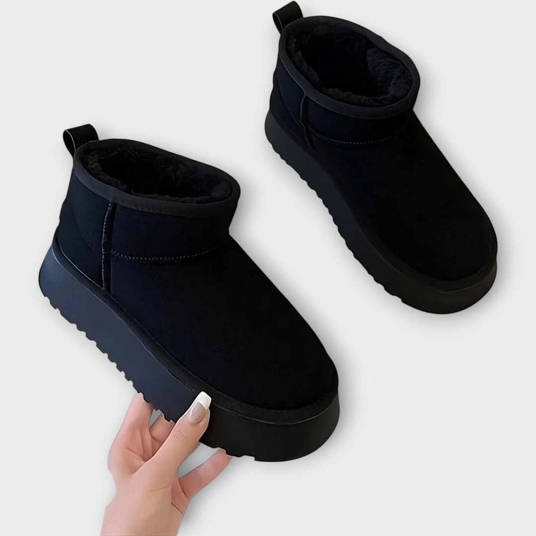 Cozy Suede Boots with Plush Lining