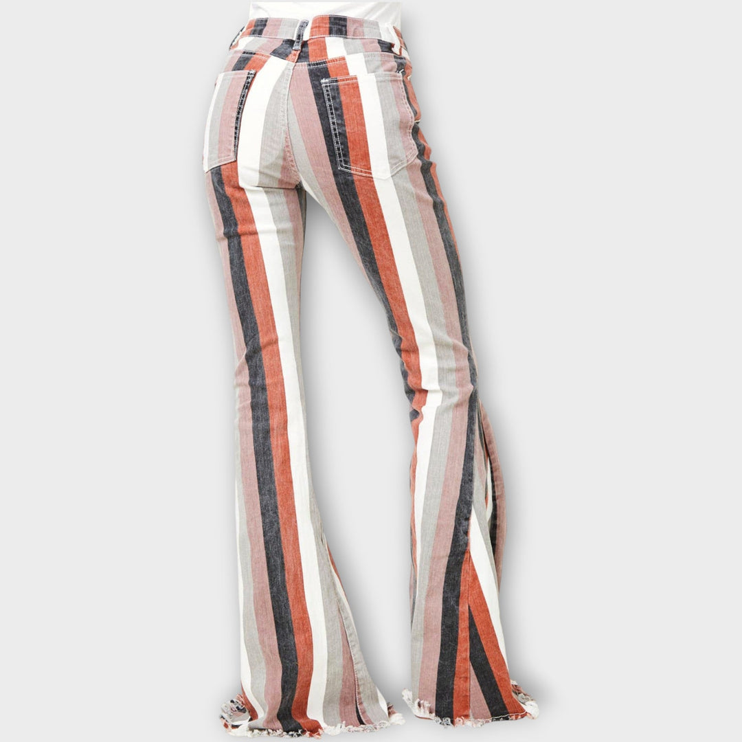 Rust Multi Colour Jeans