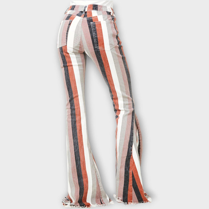 Rust Multi Colour Jeans