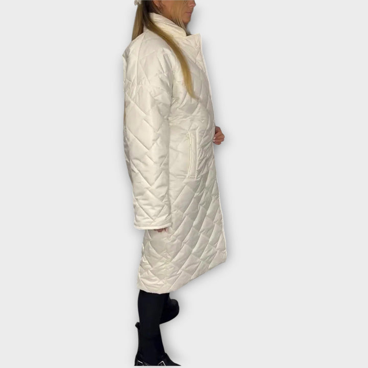 Reversible Padded Jacket with Leopard Lining