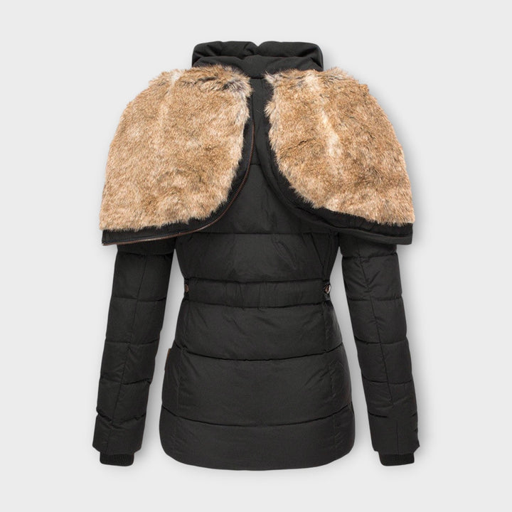 Emine - Comfortable Jacket with Fur