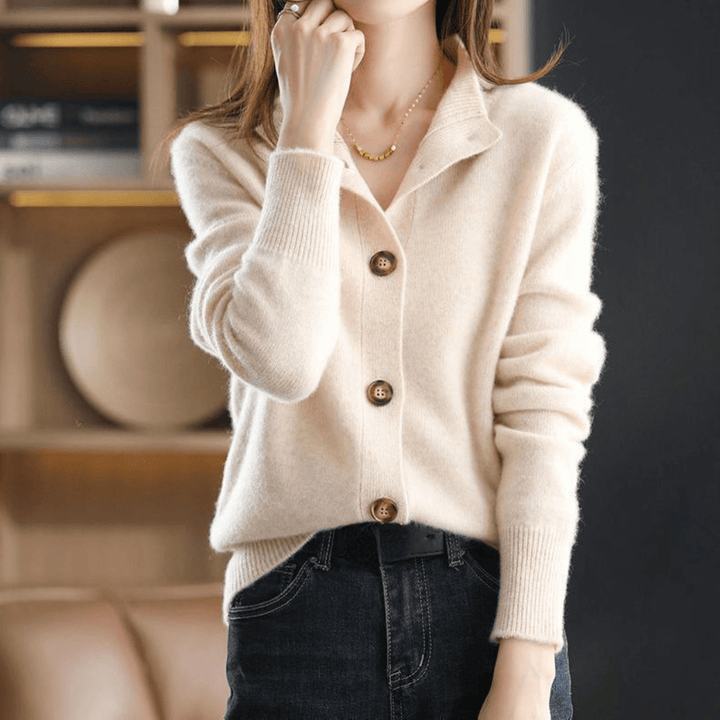 Fedelma | Classic Button-Up Cardigan