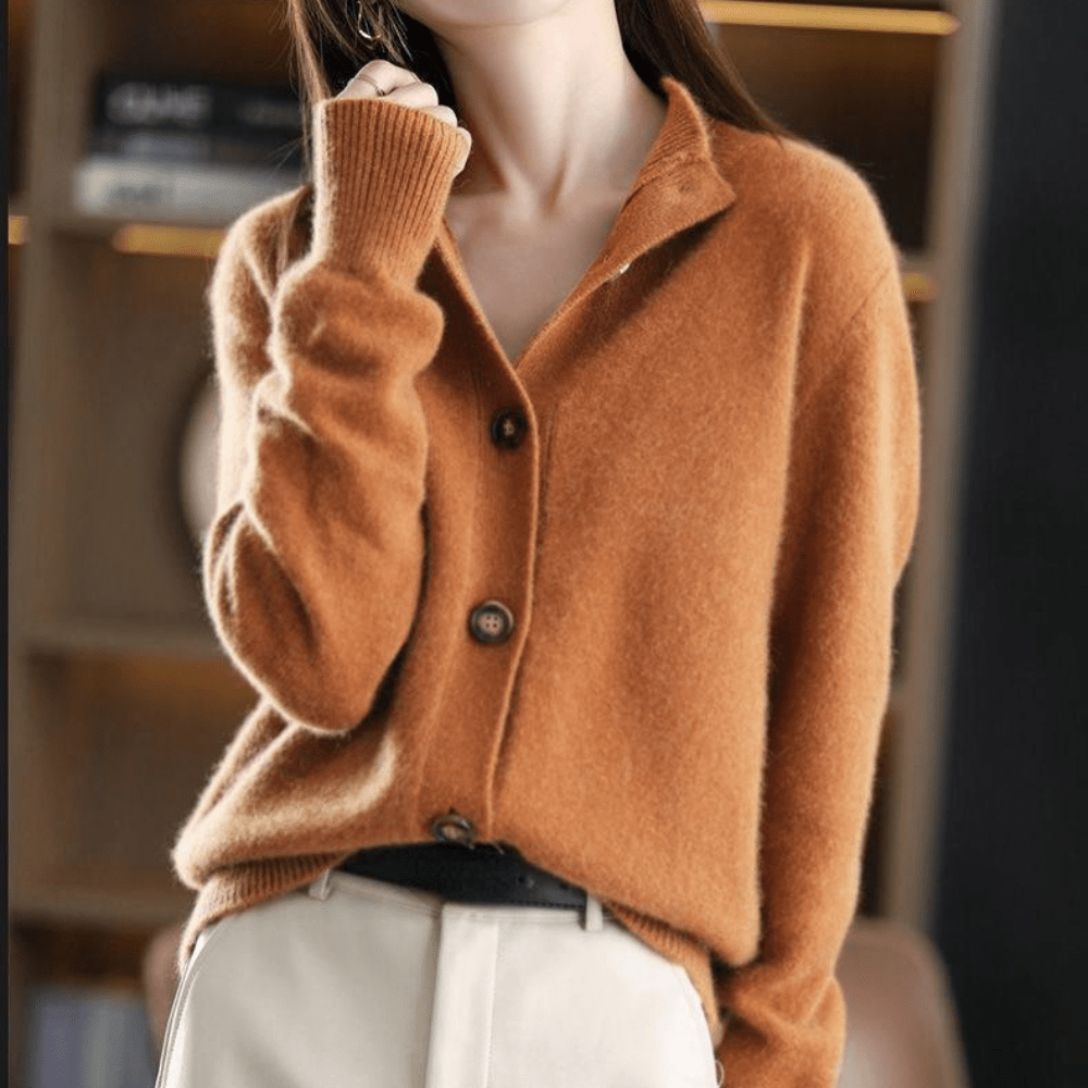 Fedelma | Classic Button-Up Cardigan