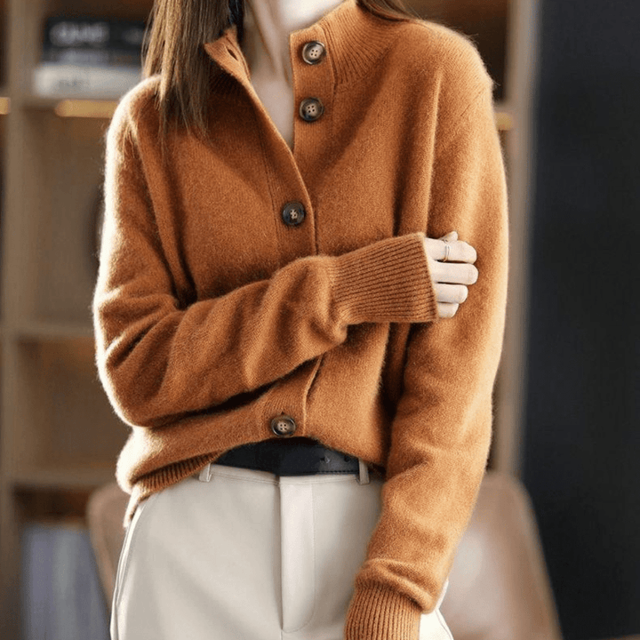 Fedelma | Classic Button-Up Cardigan