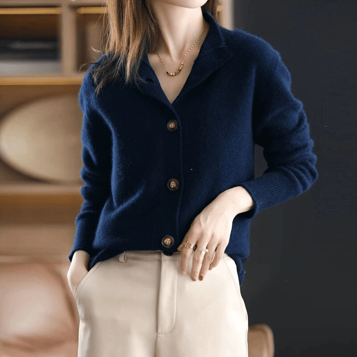 Fedelma | Classic Button-Up Cardigan