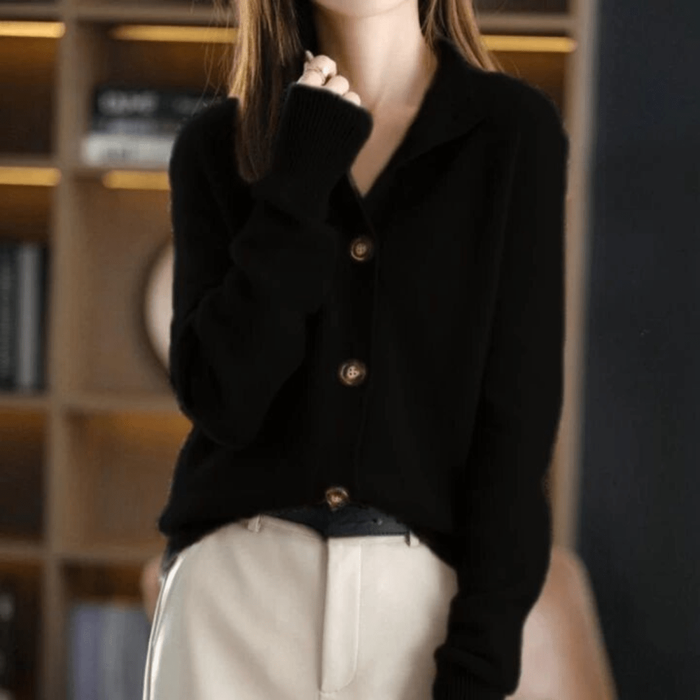 Fedelma | Classic Button-Up Cardigan