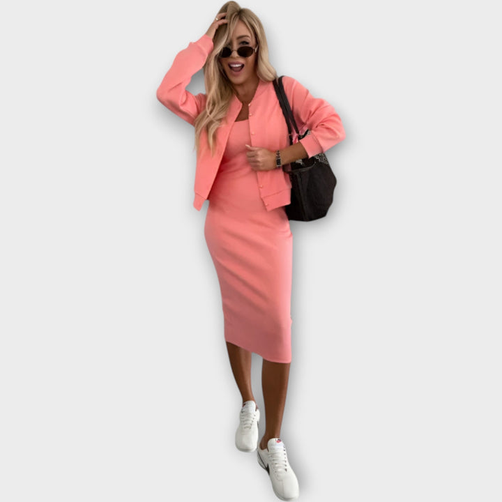 2-Piece Set with Dress & Blazer