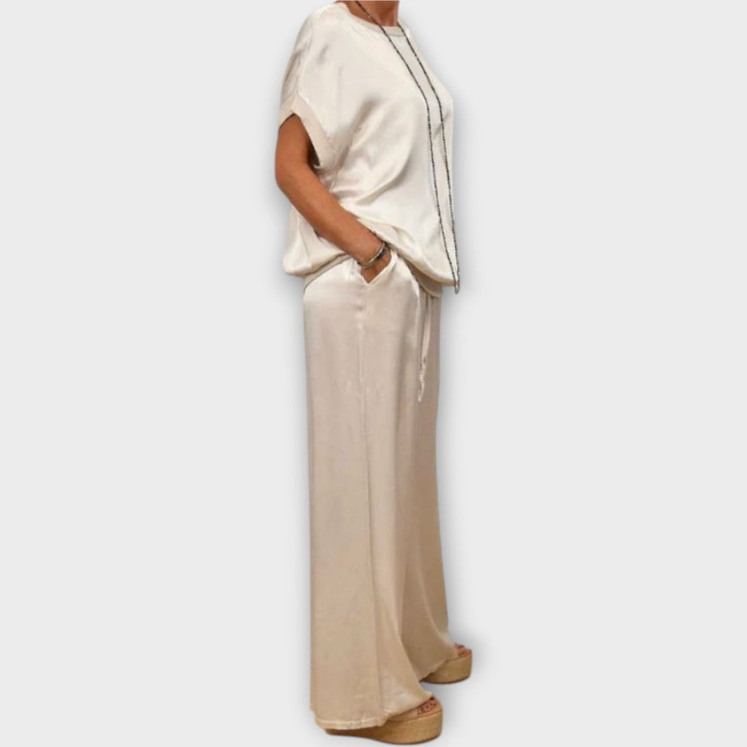 Satin Luxe Two-Piece Set