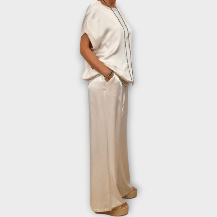 Satin Luxe Two-Piece Set