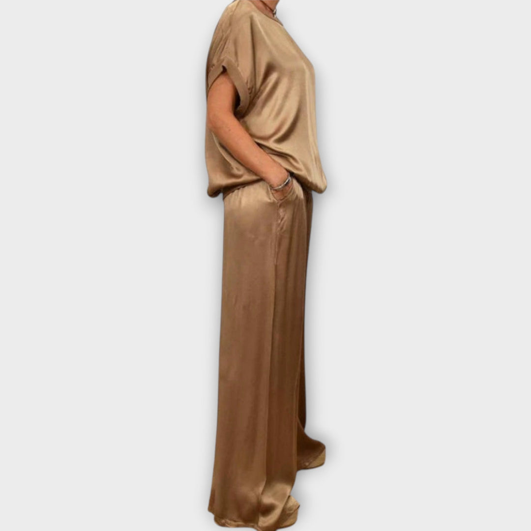 Satin Luxe Two-Piece Set