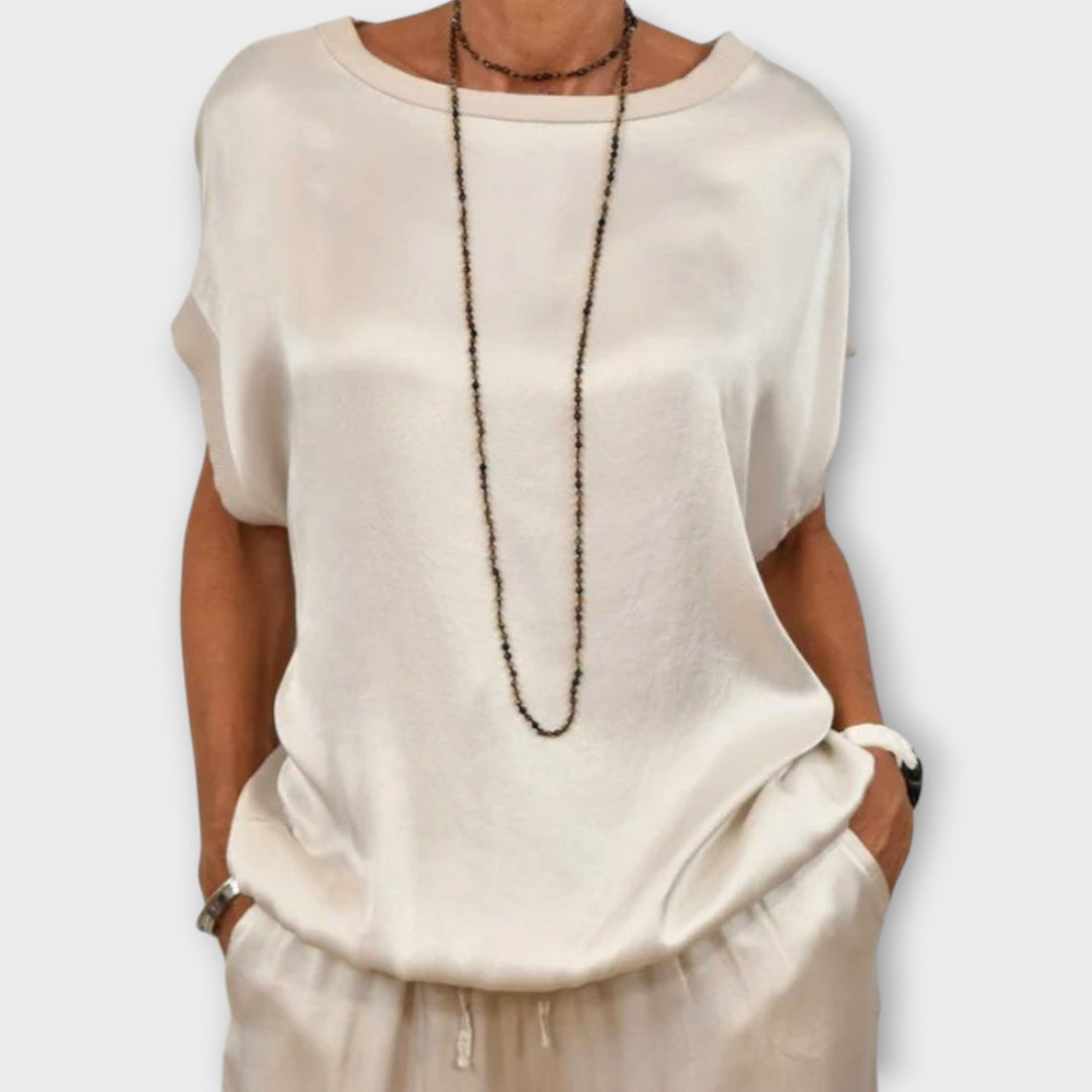 Satin Luxe Two-Piece Set