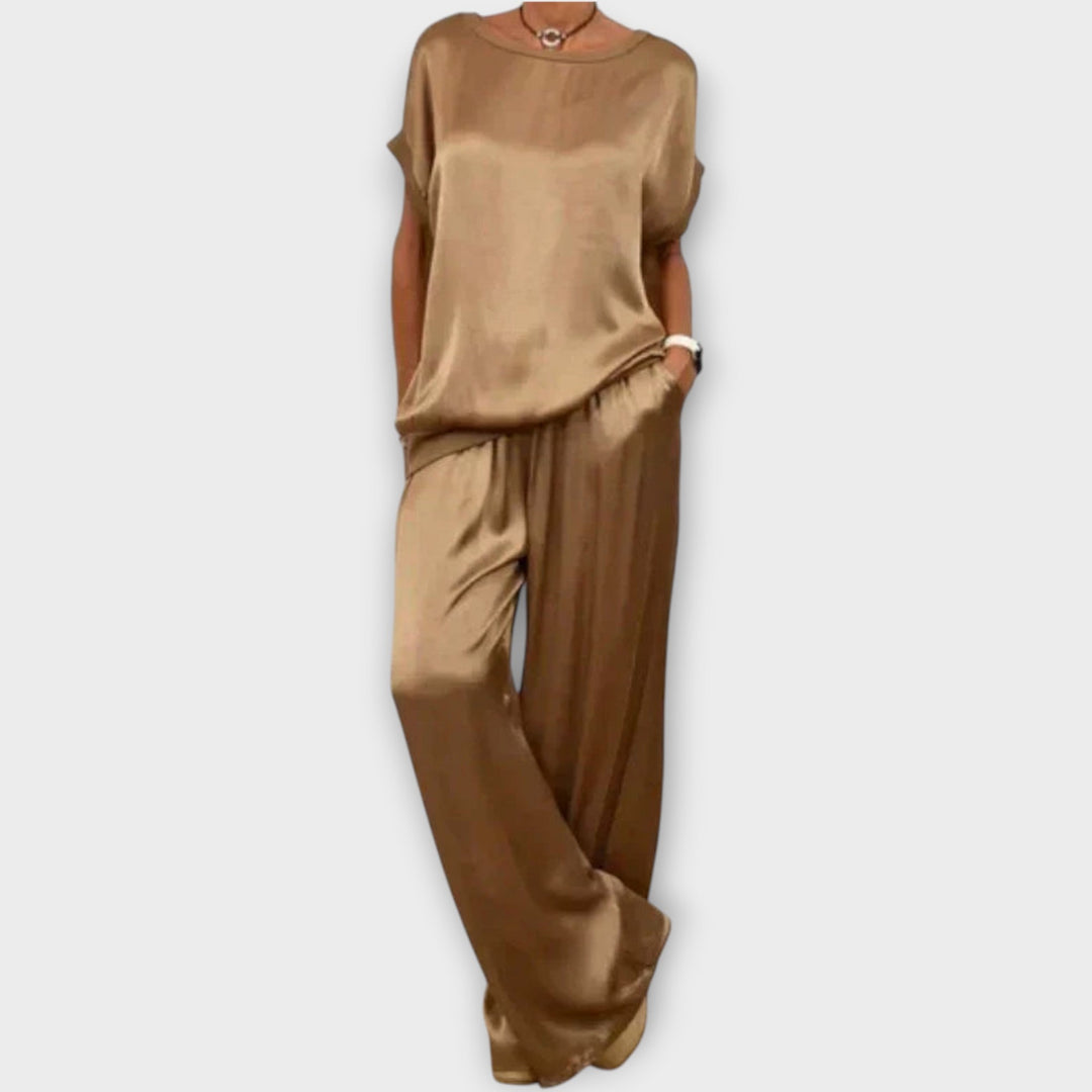 Satin Luxe Two-Piece Set