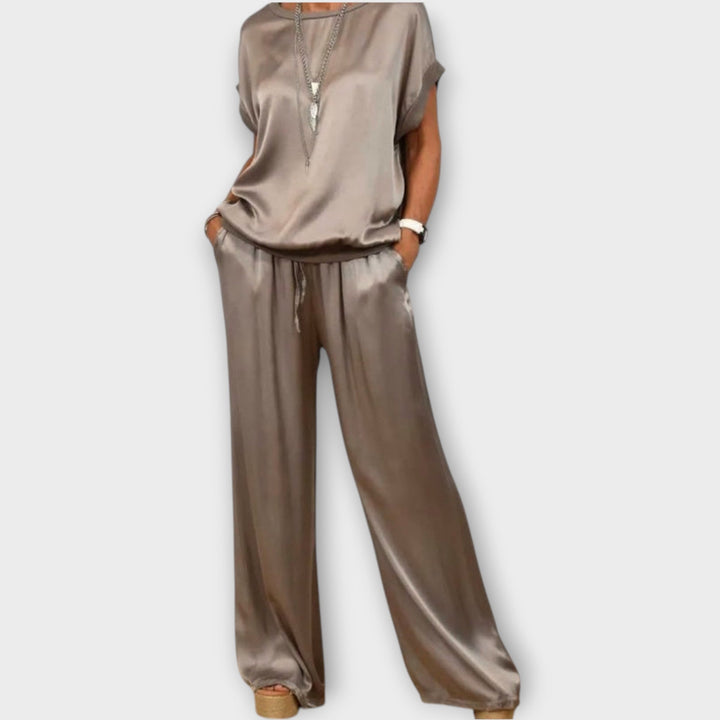 Satin Luxe Two-Piece Set