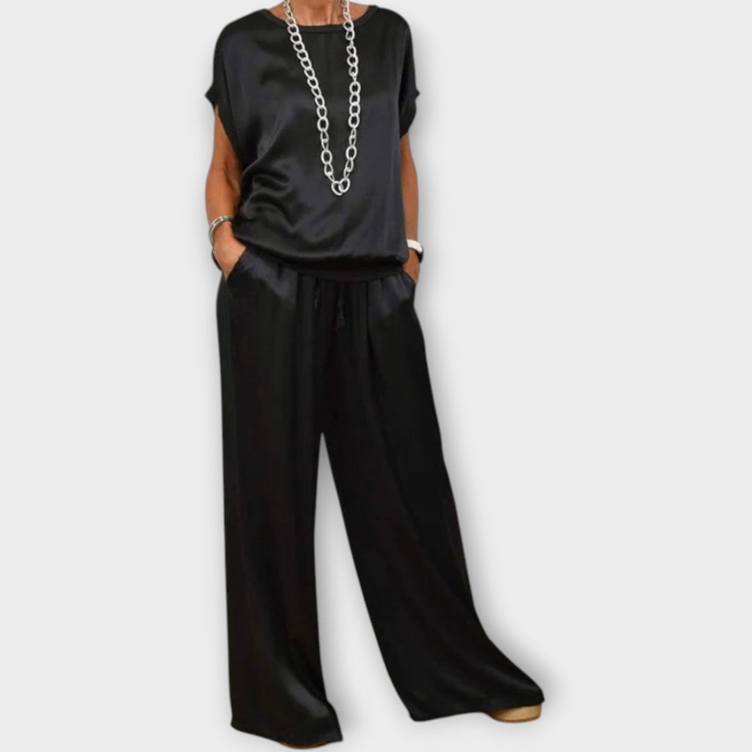 Satin Luxe Two-Piece Set